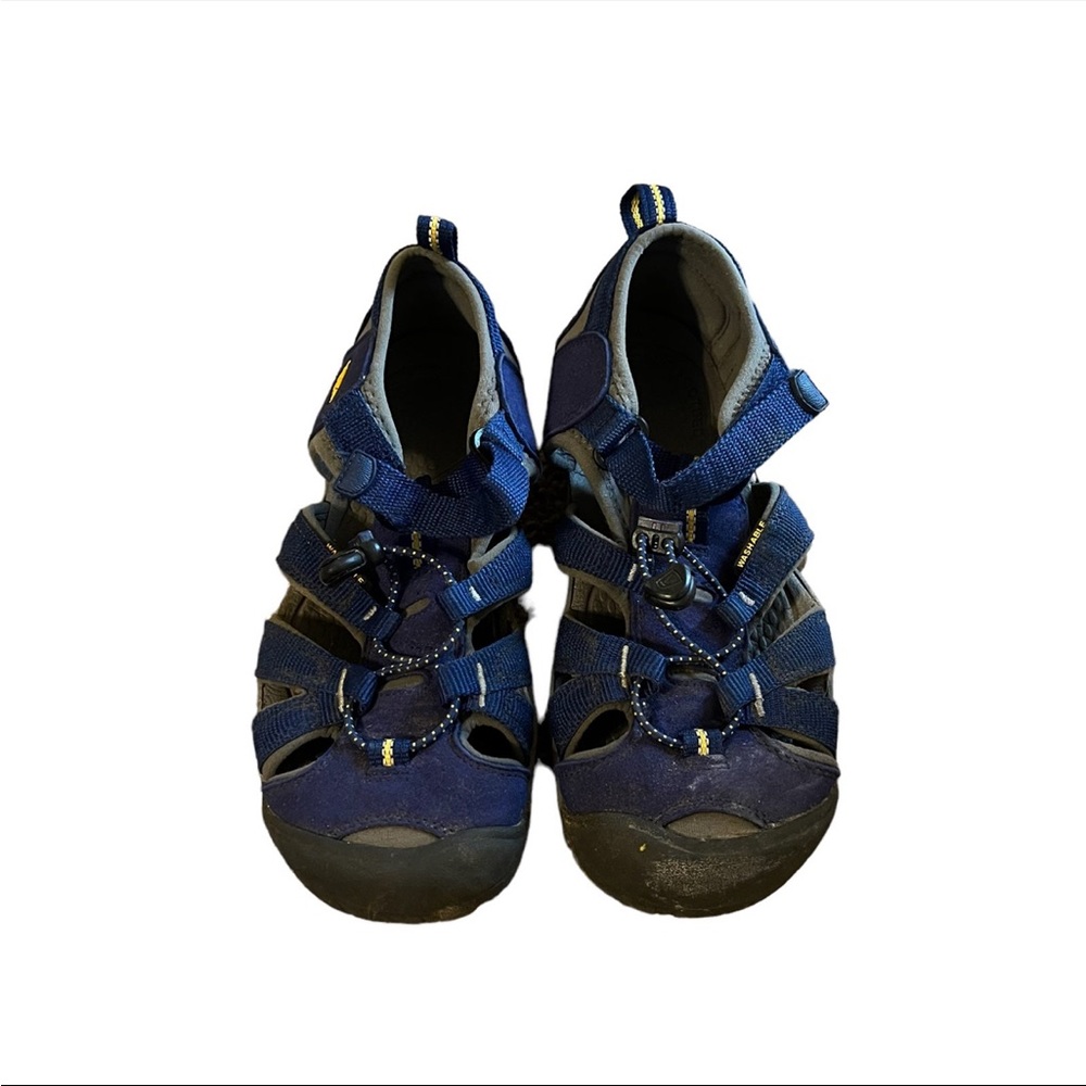 Blue keen sandals